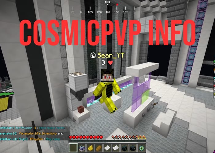 What is the IP for the CosmicPvP Minecraft Server?
